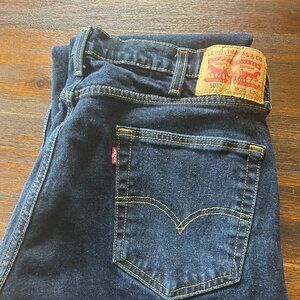 LEVI'S 505 Jeans Mens, Waterless, 38 X 30, Stretch, Color: Rise, Excellent
